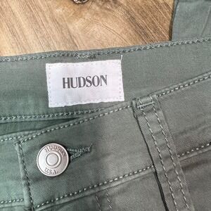 Hudson Jeans Women's Rosalie Cargo Pants Olive Green Size 24 Wide Leg Utility Po